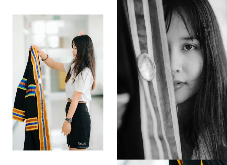 ถ่ายรูปปริญญานอกรอบสวยๆแม่สอด มหาวิทยาลัยราชภัฏกำแพงเพชรแม่สอด | ช่างภาพแม่สอด ปากาญอสตูดิโอ ภาพที่ 8