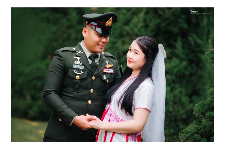 ถ่ายพรีเว็ดดิ้งแม่สอด กับชุดกะเหรี่ยง  สไตล์เรียบง่ายแต่มีเอกลักษณ์ | ช่างภาพกะเ…